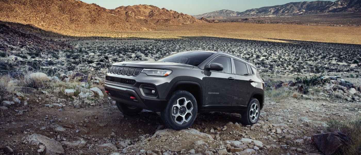 2026 Jeep Compass parked in desert