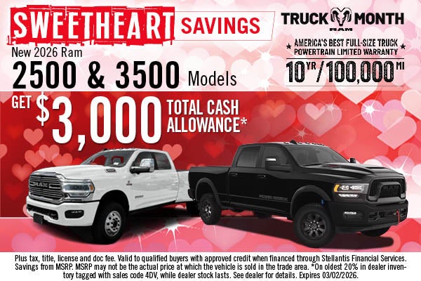 2026 Ram 2500 and 3500