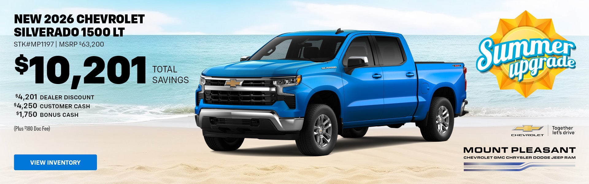 Save on a new 2026 Chevy Silverado 1500 LT