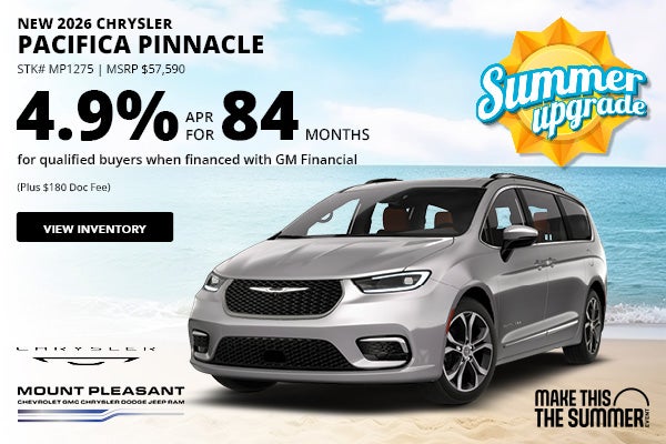 Save on a new 2026 Chrysler Pacifica Pinnacle