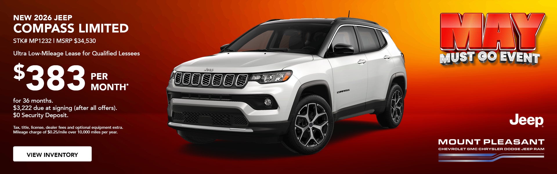 New 2026 Jeep Compass Limited in Mount Pleasant, IA