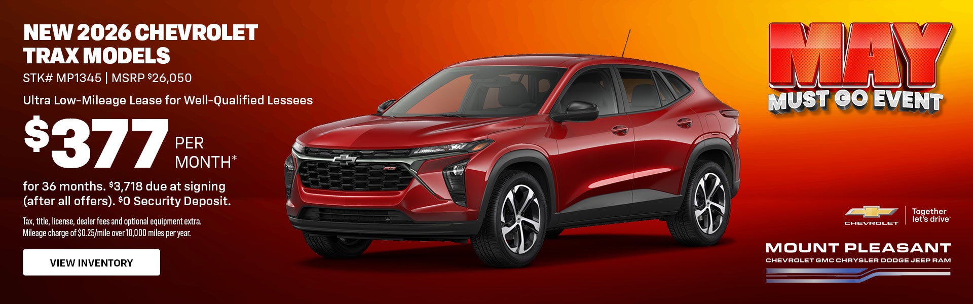 New 2026 Chevy Trax Models in Mount Pleasant, IA