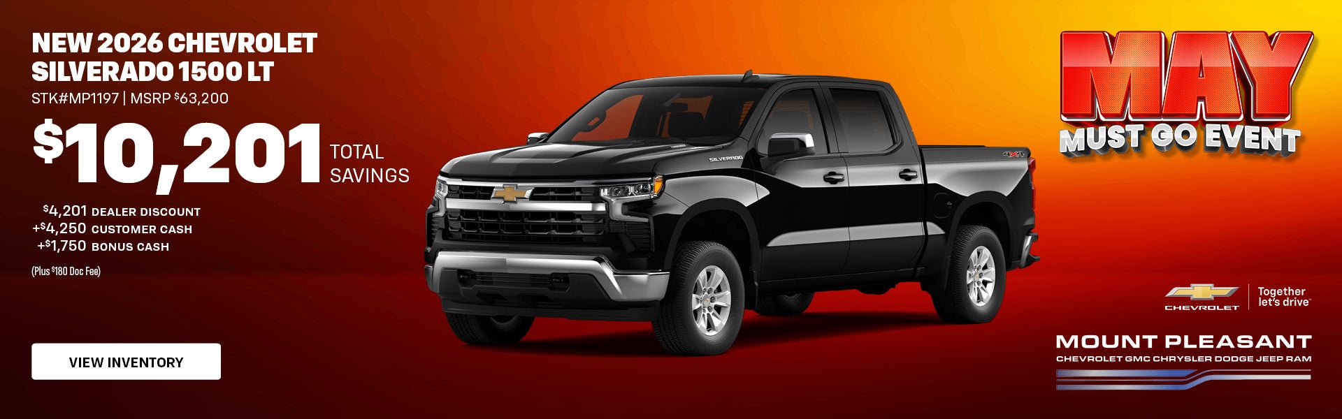 New 2026 Chevy Silverado 1500 LT in Mount Pleasant, IA