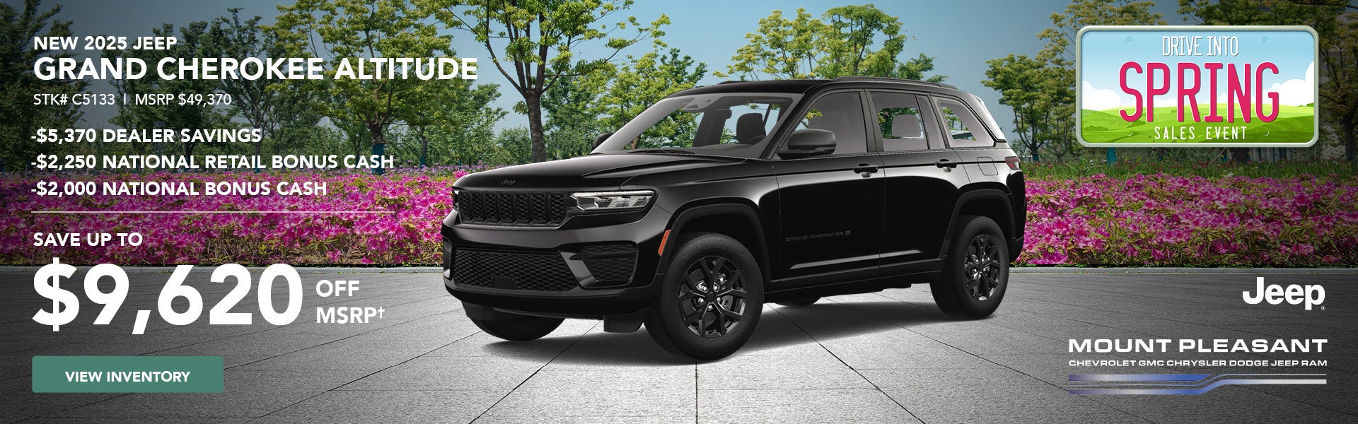 New 2025 Jeep Grand Cherokee Altitude in Mount Pleasant, IA